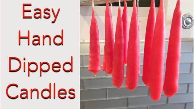 Crafting Sustainable Hand-Dipped Candles: A Eco-Friendly Guide