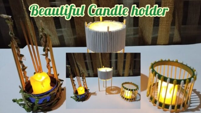 10 DIY Candle Holder Projects for a Cozy Home