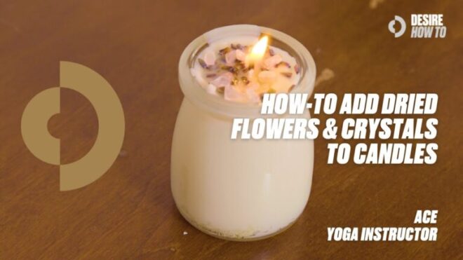 Dried Blooms: Enhancing Candle Aesthetics