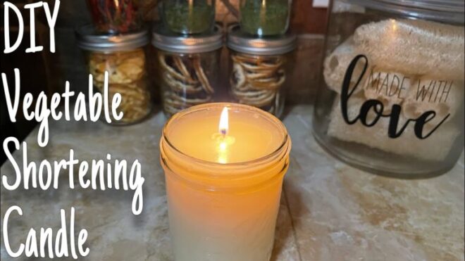 Vegetable-Based Rustic Candles: A Sustainable and Stylish Home Decor Choice