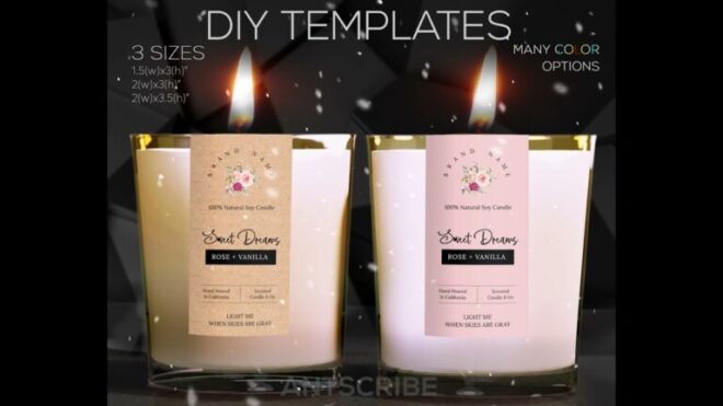 Enhancing Candle Labels with Personalized Touches