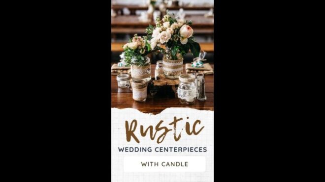 Charming Rustic Candle Decor Ideas