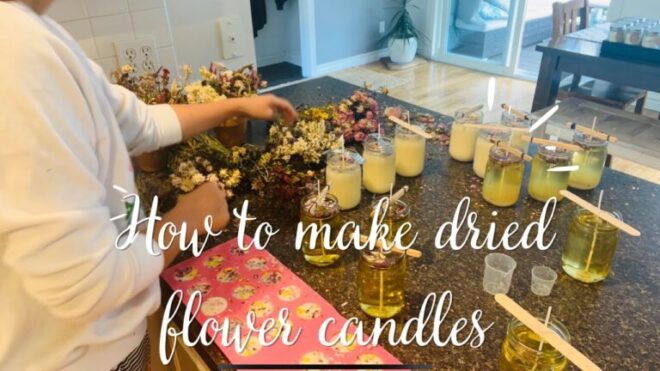 Dried Flower Infusions: Elevating Candle Making